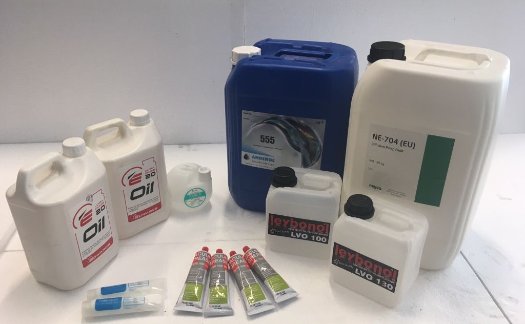 Huiles et graisses pour applications sous vide